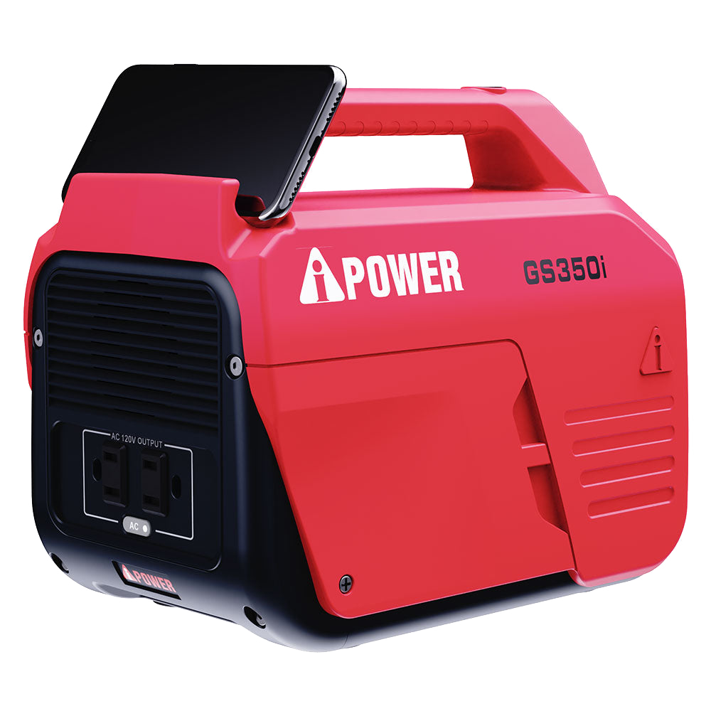 A‑iPower 332 Wh Lithium Portable Power Station 700 W Peak/350 W Rated Pure Sine Battery Generator Home Backup Camping RV GS350i