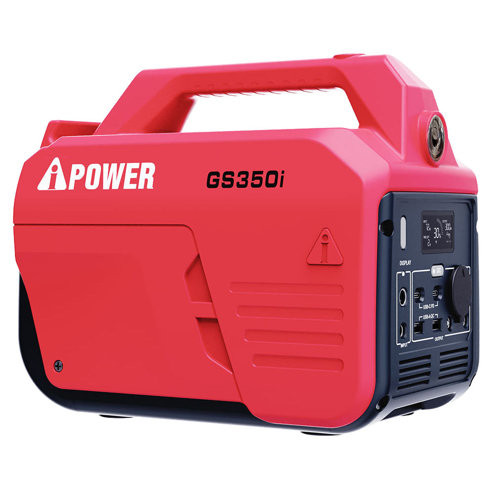 A‑iPower 332 Wh Lithium Portable Power Station 700 W Peak/350 W Rated Pure Sine Battery Generator Home Backup Camping RV GS350i