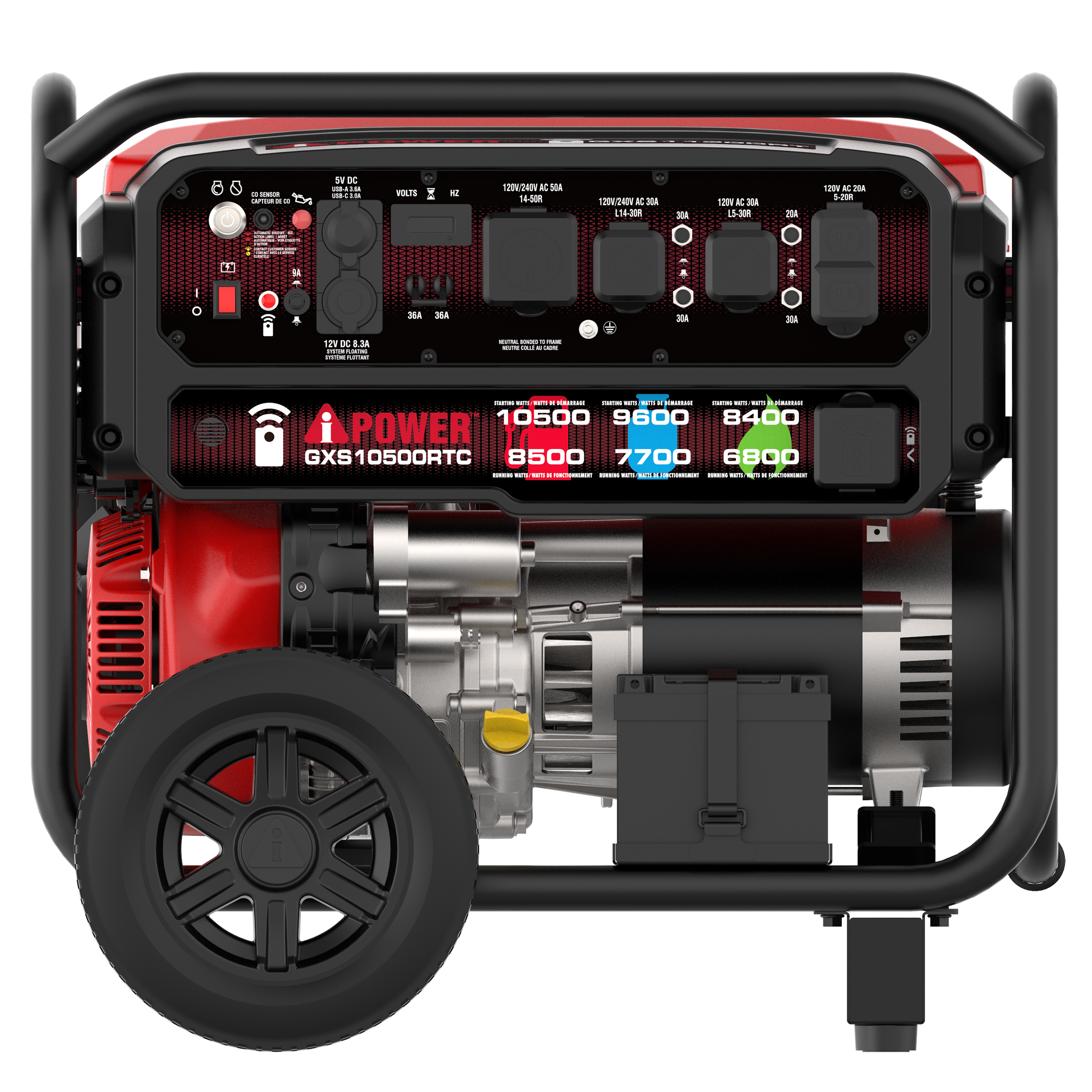 GXS10500RTC - Tri-Fuel Remote Control Generator