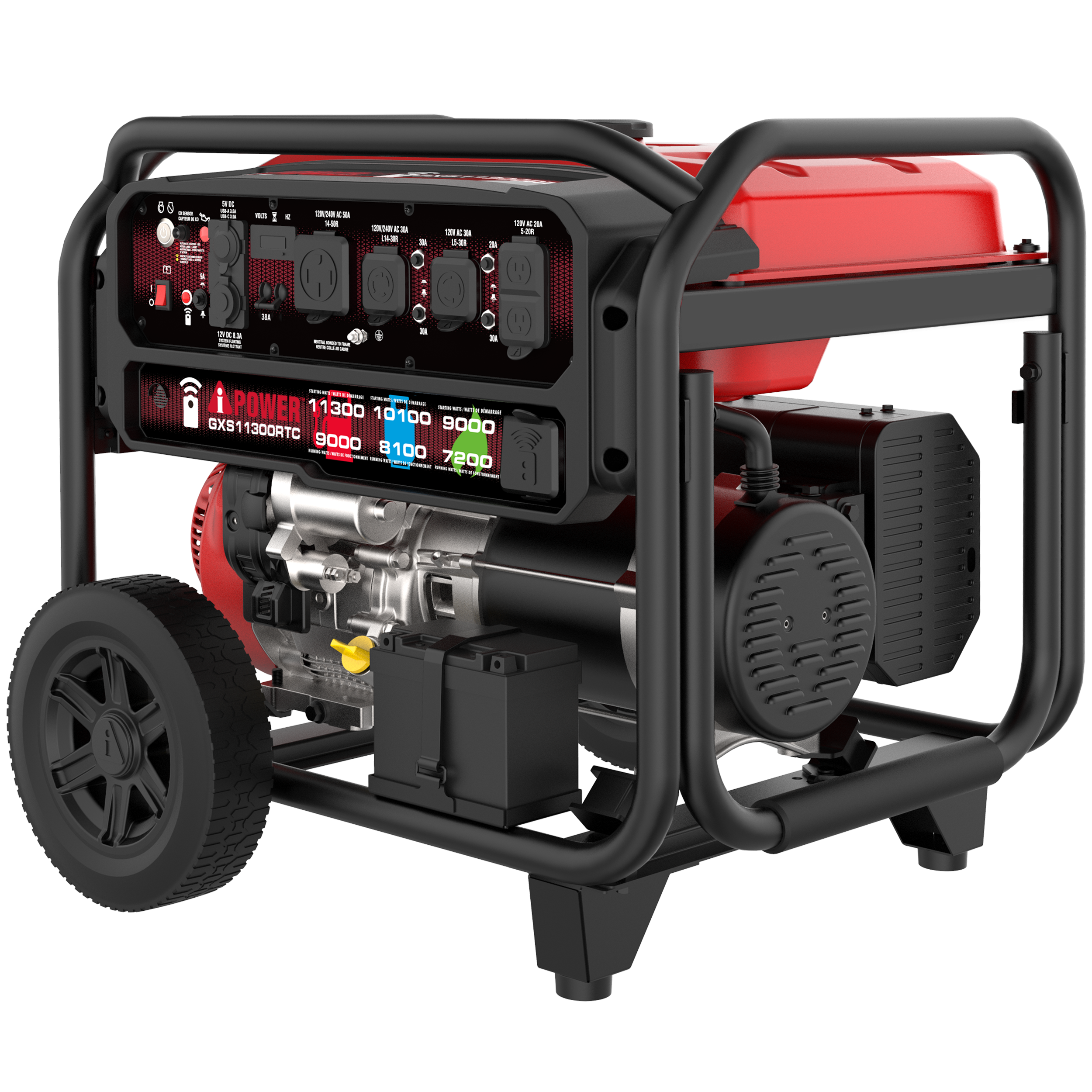 GXS11300RTC - 11300 Watt Tri-Fuel Generator with Remote Start