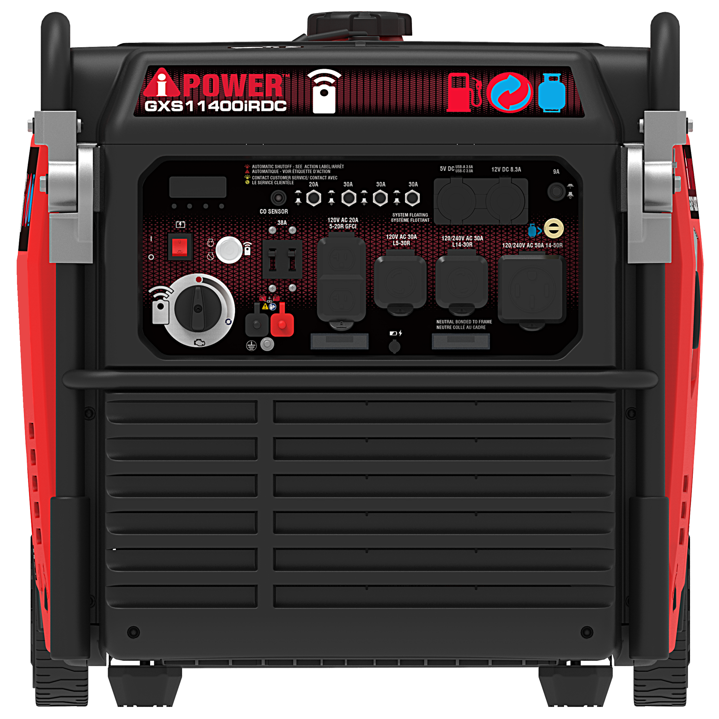 GXS11400iRDC - Dual Fuel Remote Inverter Generator