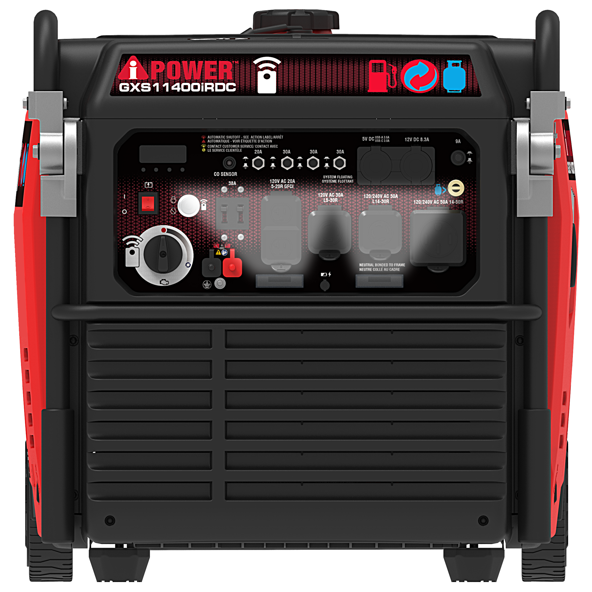 GXS11400iRDC - Dual Fuel Remote Inverter Generator