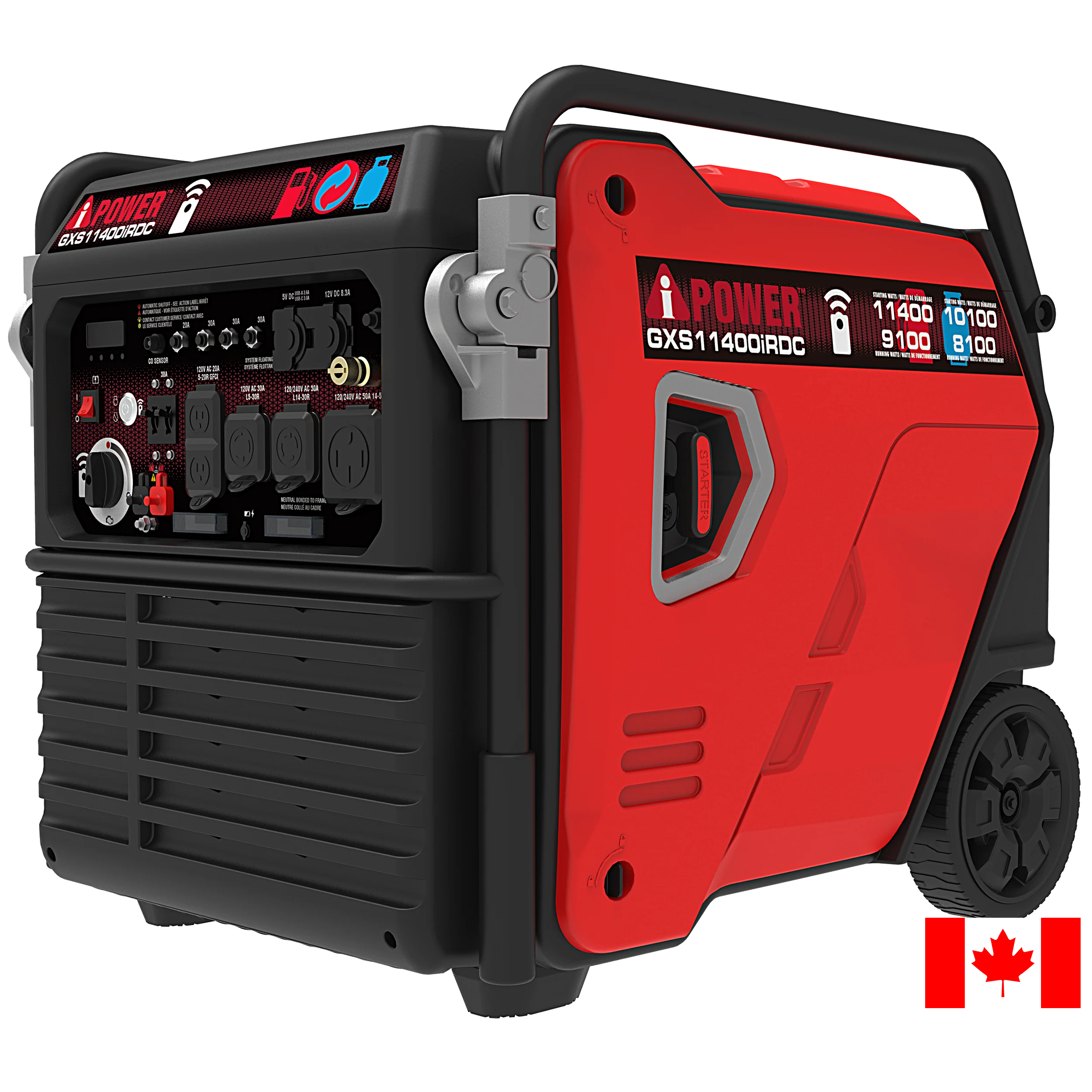 GXS11400iRDC - Dual Fuel Remote Inverter Generator