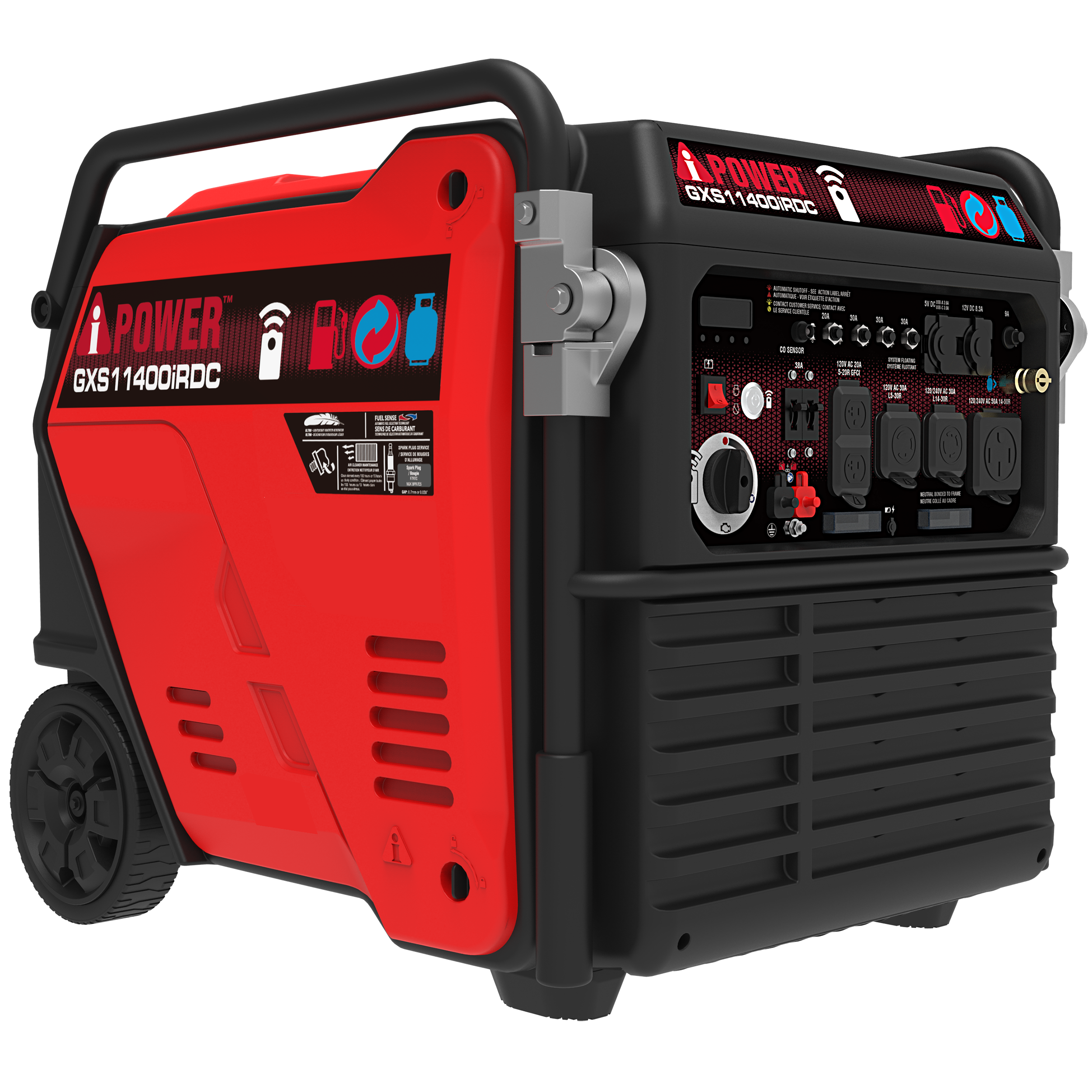 GXS11400iRDC - Dual Fuel Remote Inverter Generator