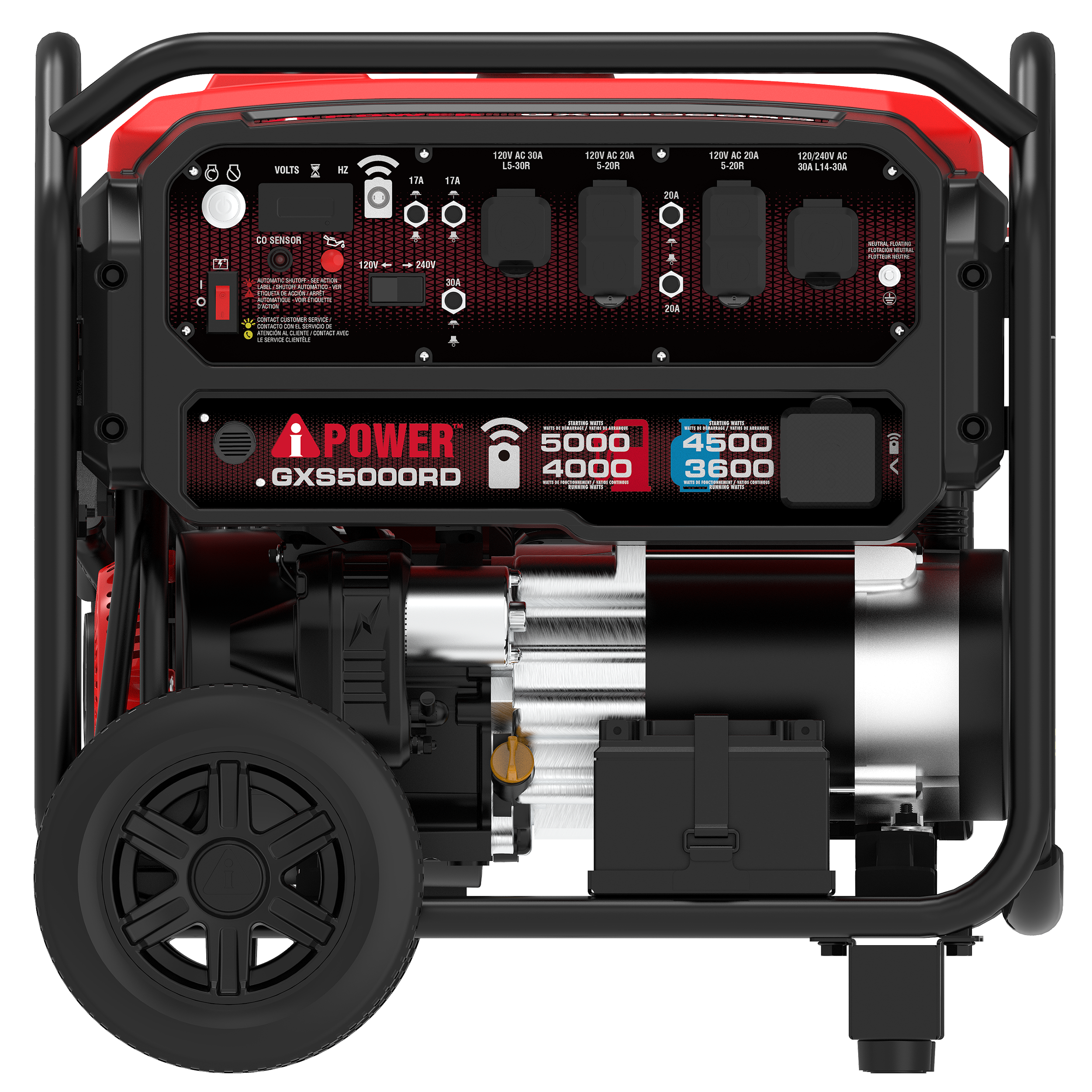GXS5000RD Remote Dual Fuel Portable Generator