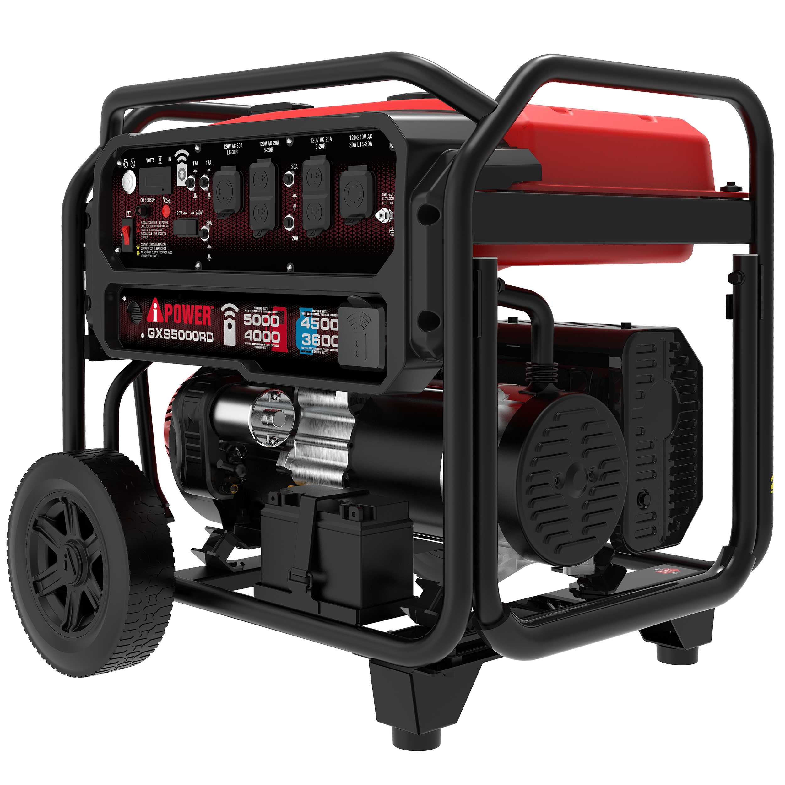 GXS5000RD Remote Dual Fuel Portable Generator