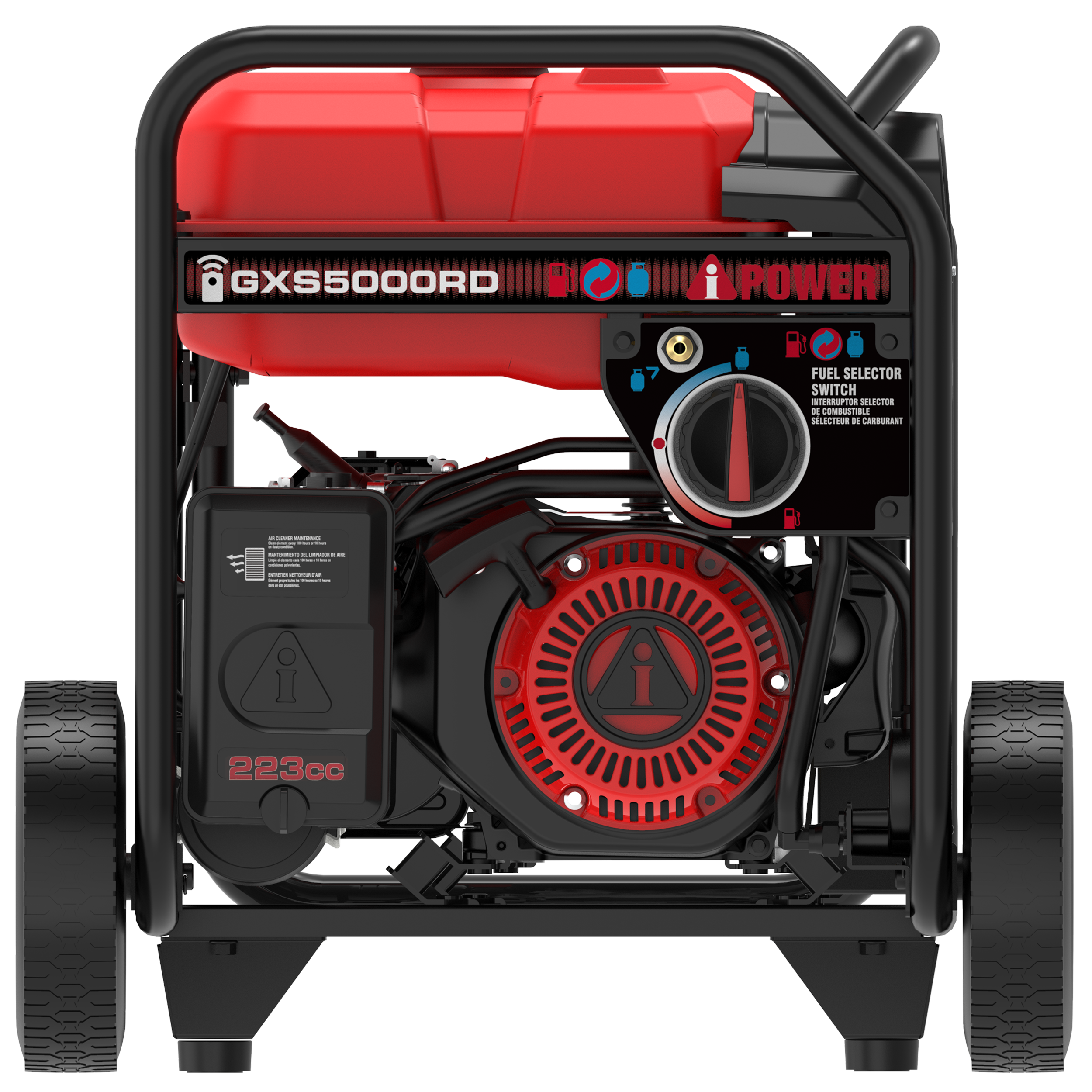 GXS5000RD Remote Dual Fuel Portable Generator