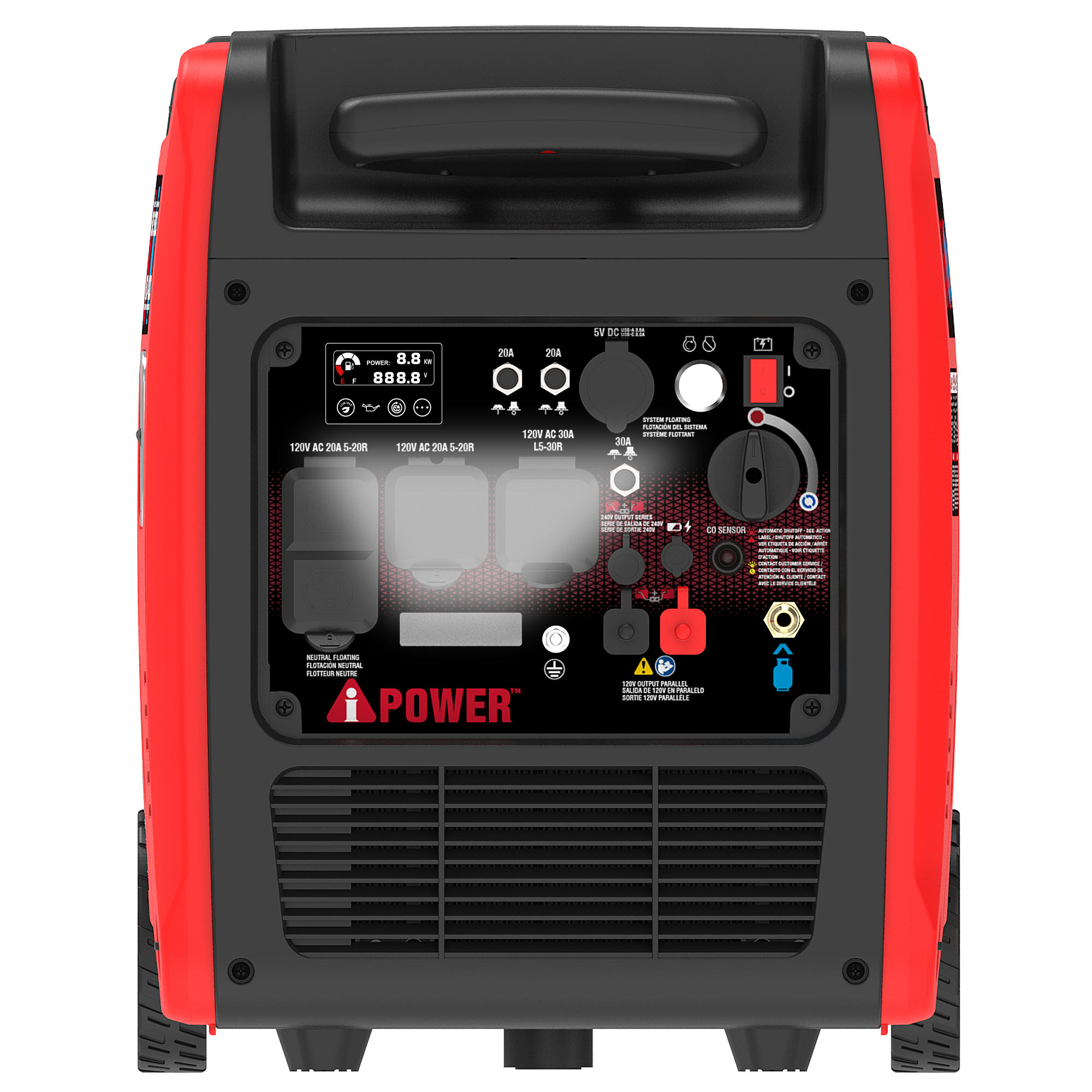 GXS5800iRD 5800-Watt Dual Fuel Remote Start Inverter Generator