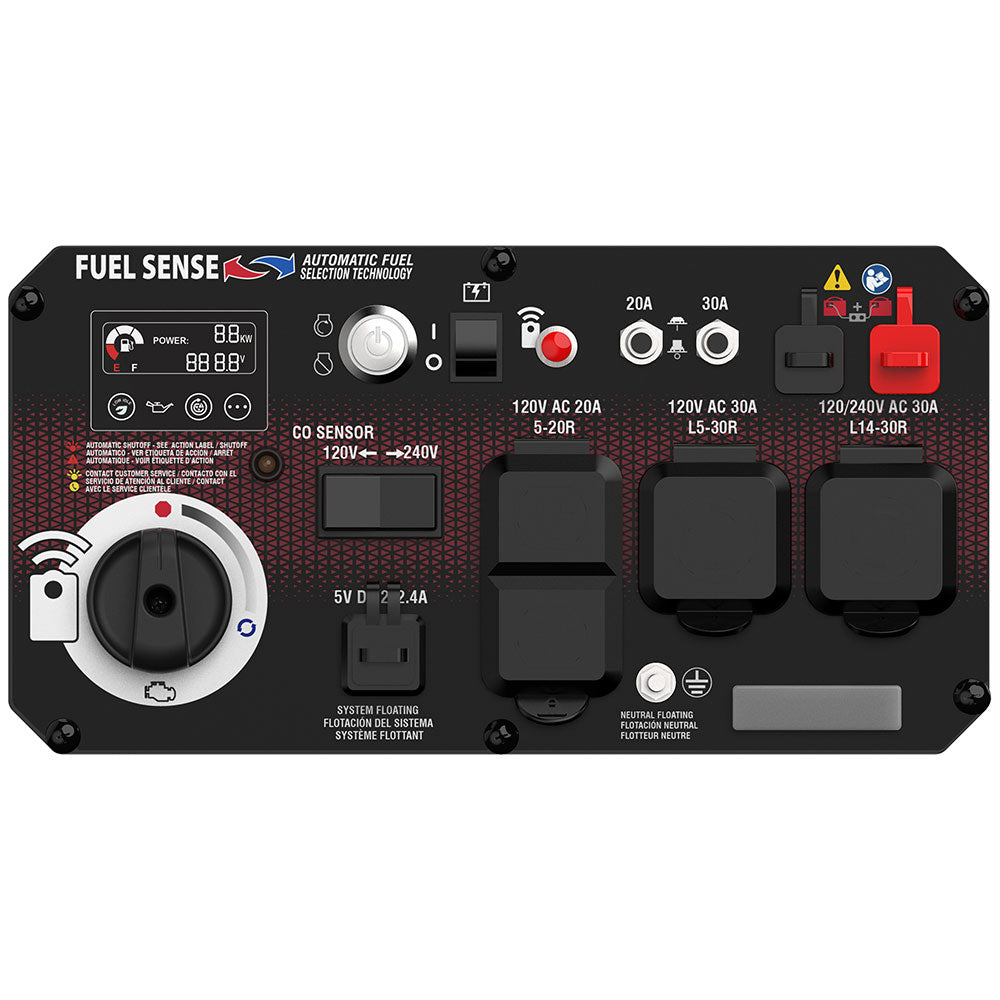 GXS7100iRD - 7100 Watt Dual Fuel With Remote Start Inverter Generator(Refurbished)