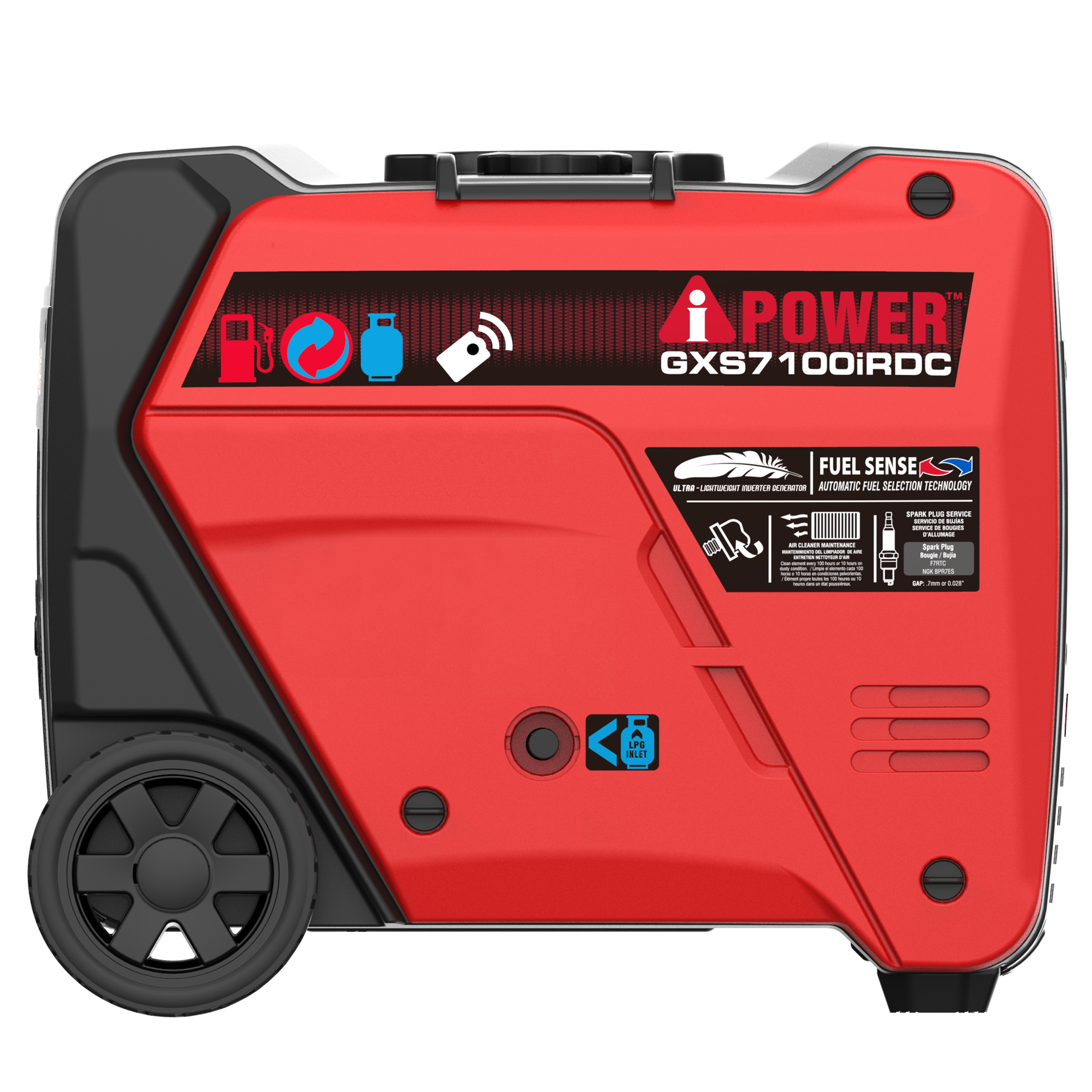GXS7100iRDC - Dual Fuel Remote Control Generator