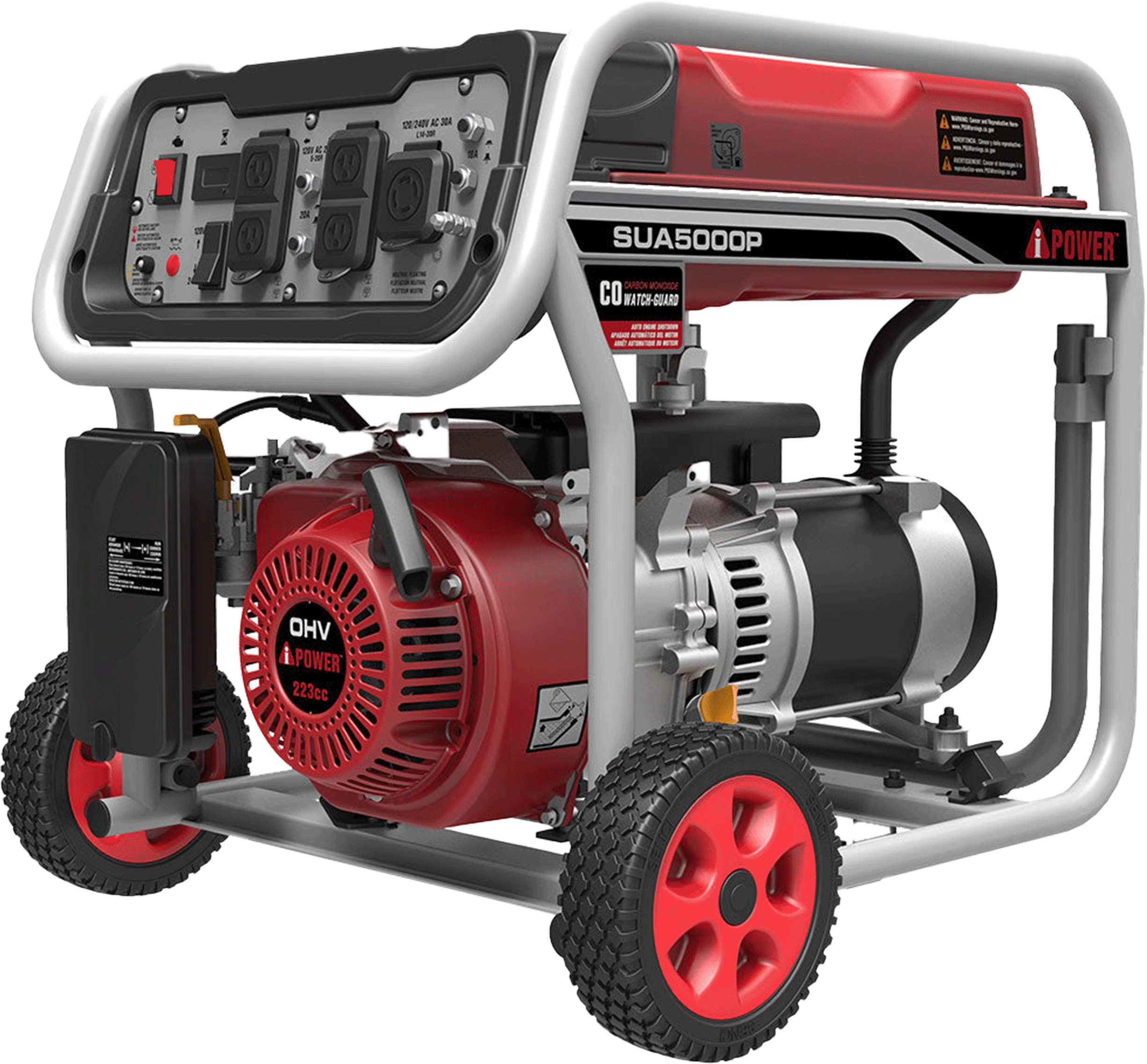 SUA5000P - 5000 Watt Generator CO Sensor Equipped