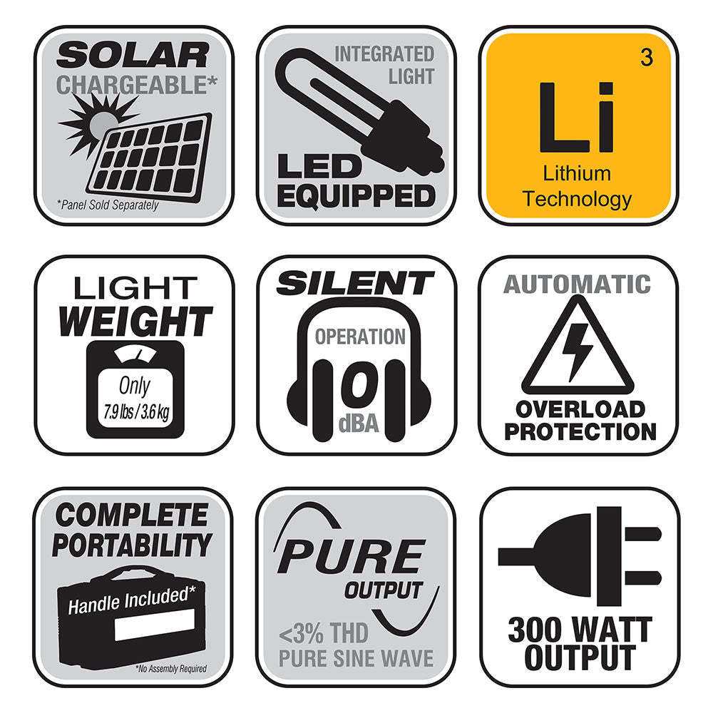 PPS300L - Lithium Inverter Generator