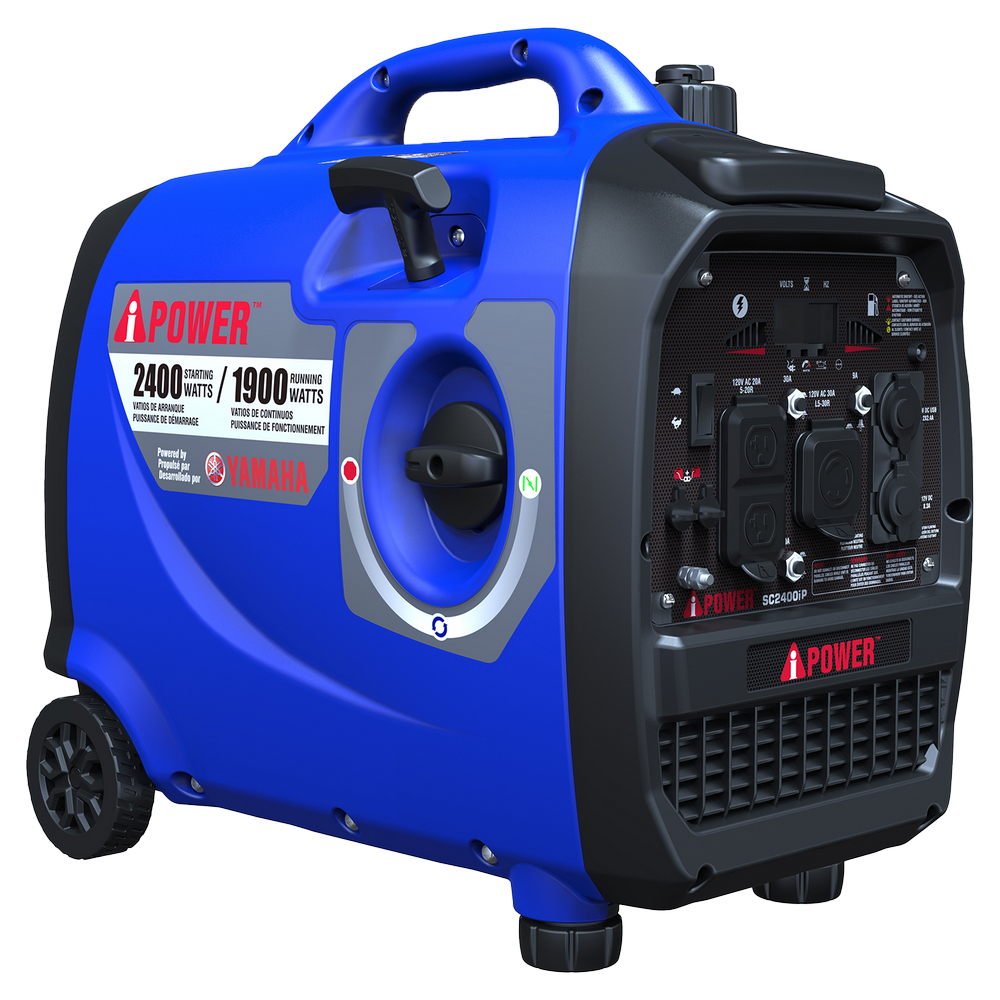 A-iPower  2400W Portable Inverter Generator, Yamaha Engine, Super Quiet for Camping RV Tailgating Home Backup (SC2400iP)