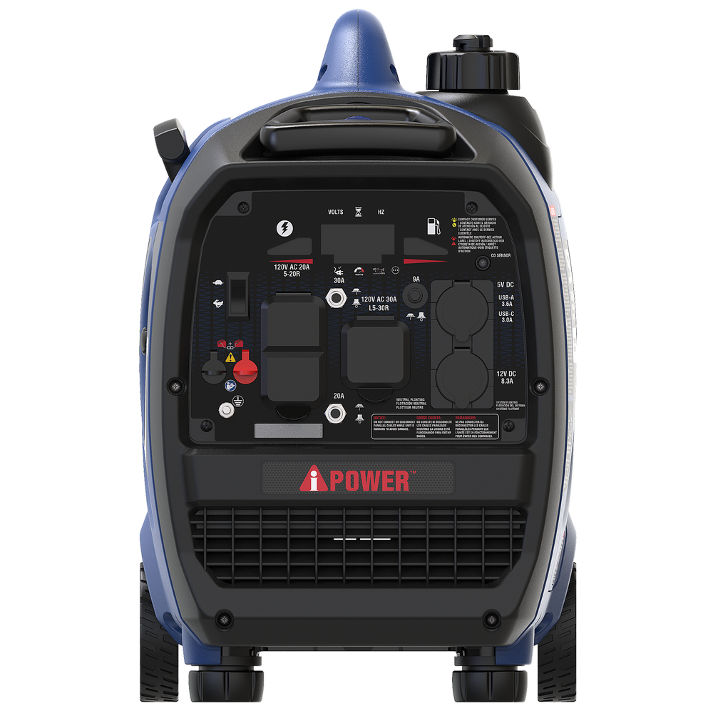 A-iPower 2500W Portable Inverter Generator Yamaha Engine Super Quiet Gas Powered for Camping RV Emergency Power SC2500i