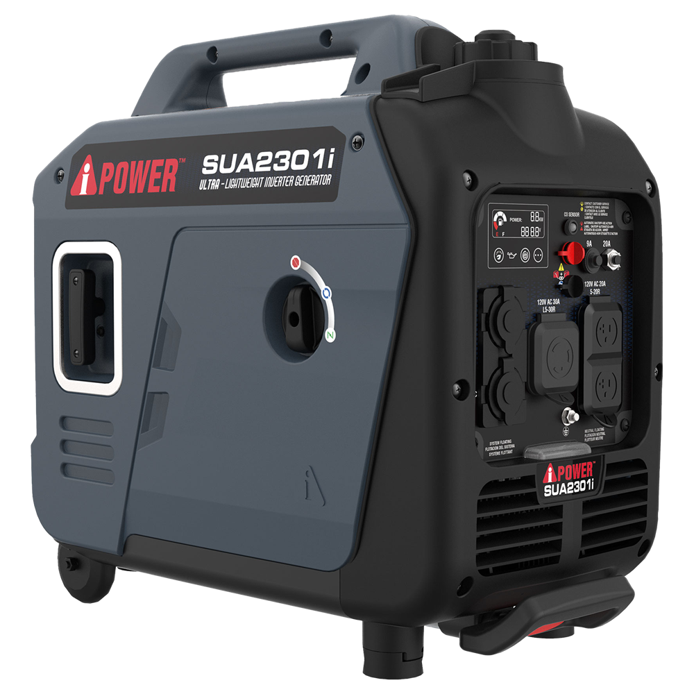 A-iPower 2300 Watts Portable Inverter Generator , Super Quiet & Lightweight A-iPower SUA2301i for Camping, RV, Home Backup