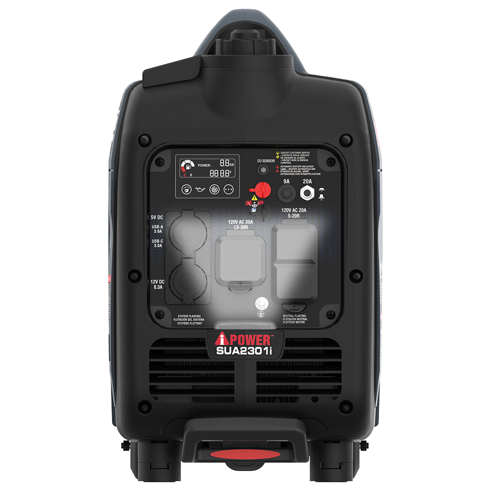 A-iPower 2300 Watts Portable Inverter Generator , Super Quiet & Lightweight A-iPower SUA2301i for Camping, RV, Home Backup