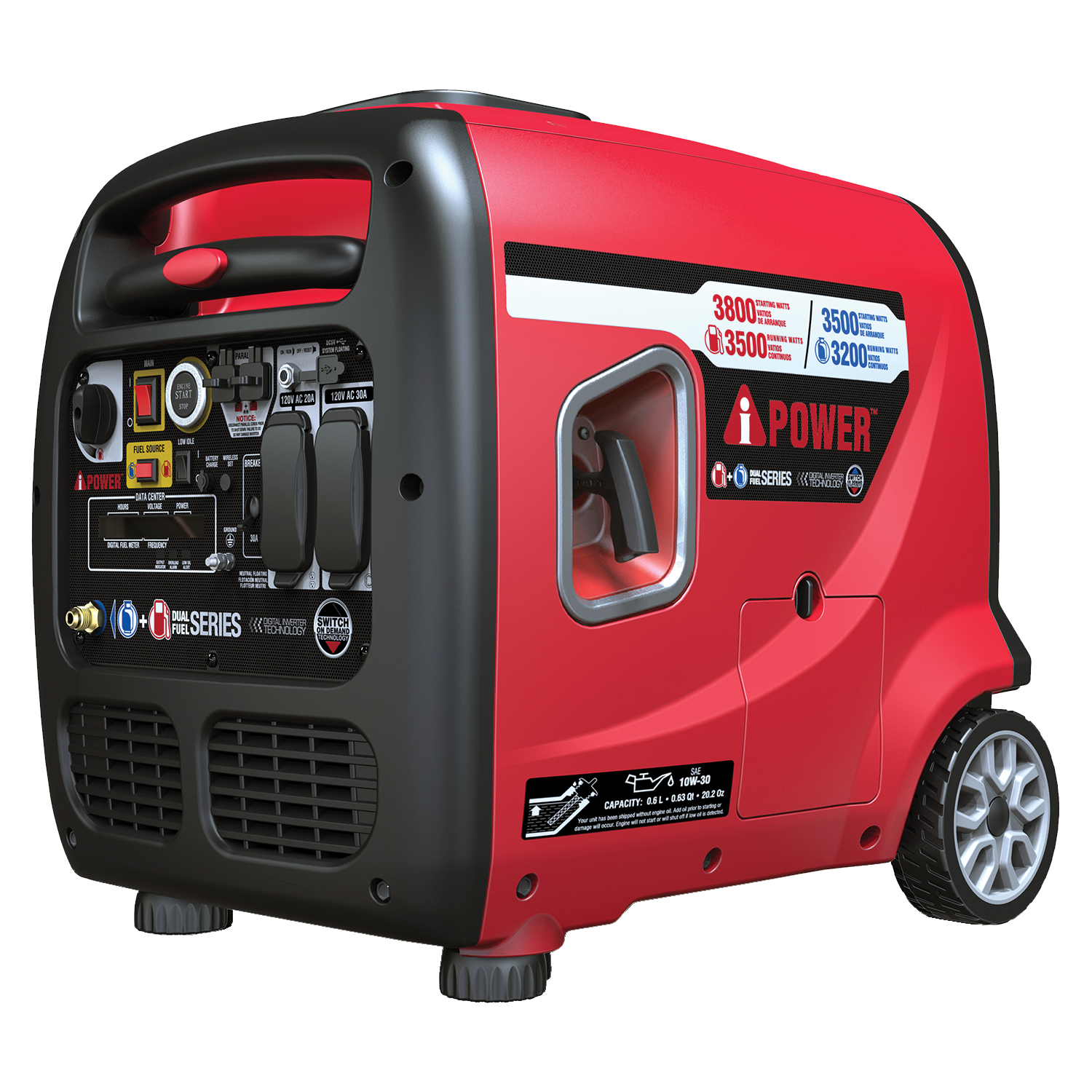 SUA3800iED - 3800 Watt<br> Dual Fuel Inverter Generator