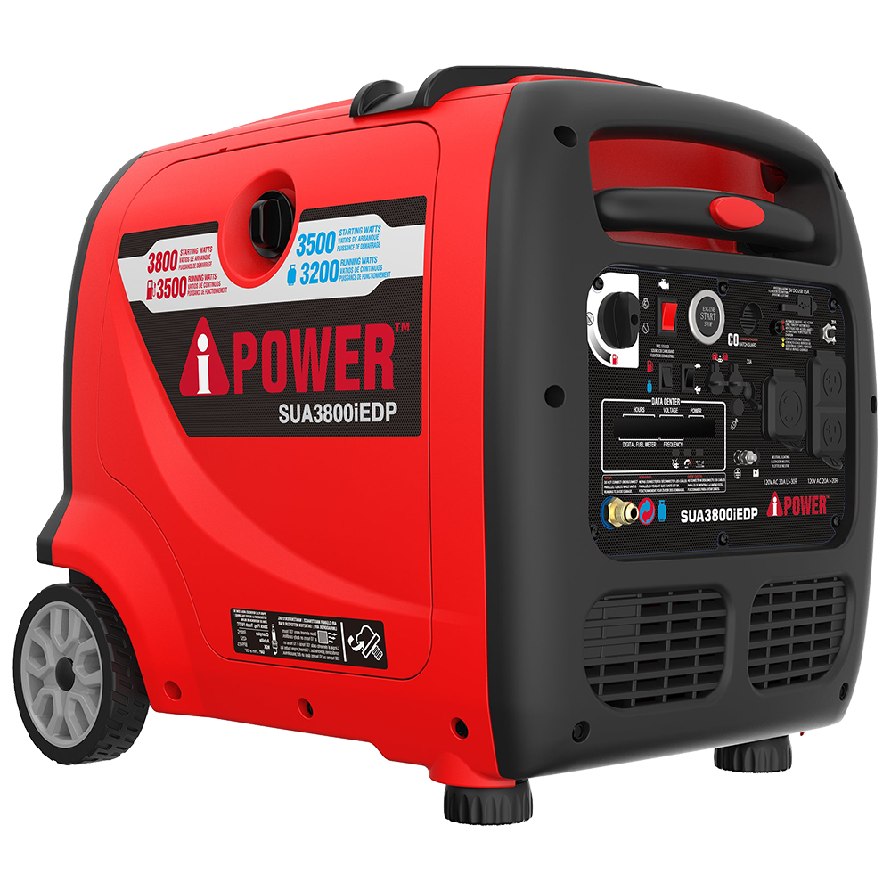 A-iPower 3800W Dual Fuel Portable Inverter Generator Quiet Gas & Propane Remote Start for Home Backup RV Camping SUA3800iEDP