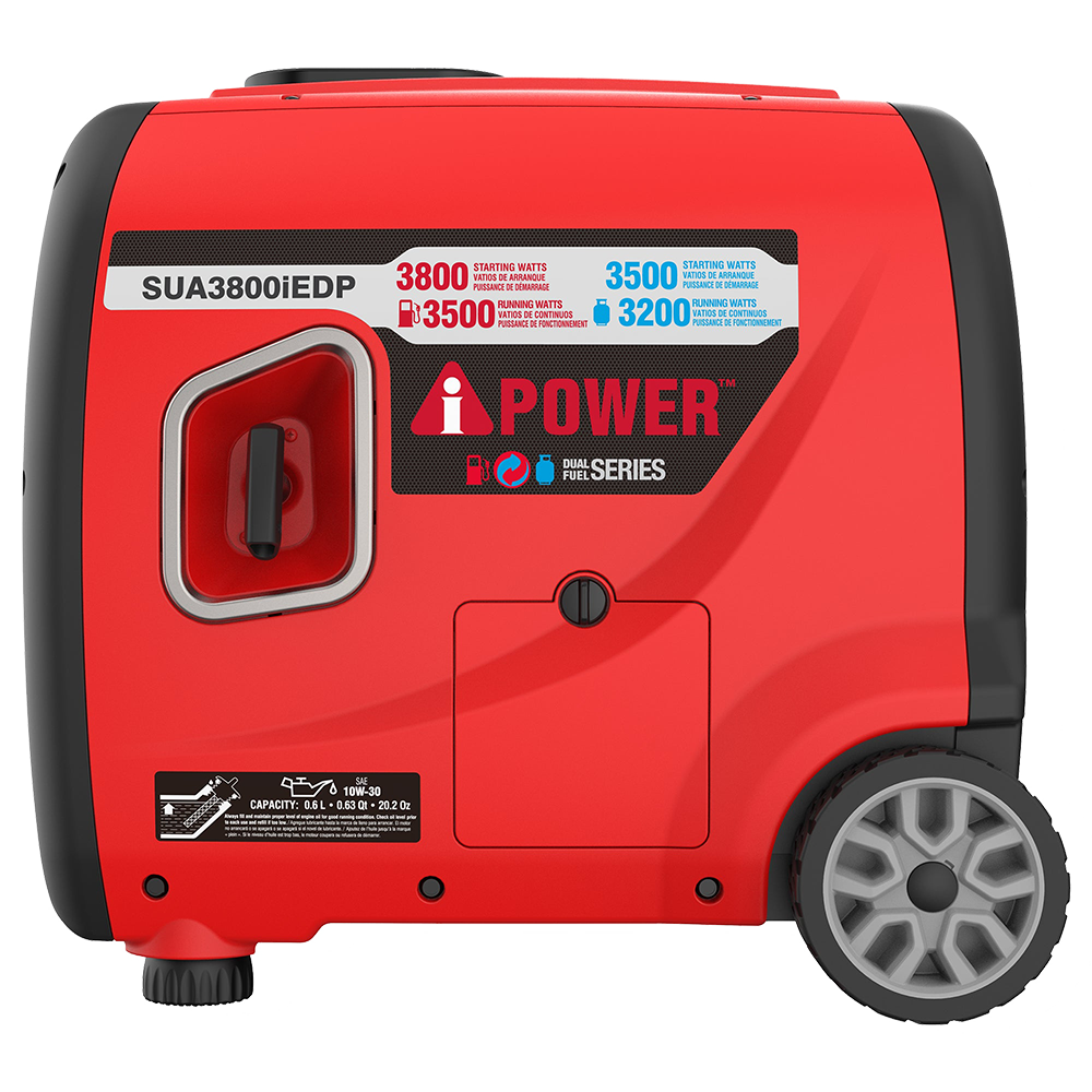 A-iPower 3800W Dual Fuel Portable Inverter Generator Quiet Gas & Propane Remote Start for Home Backup RV Camping SUA3800iEDP