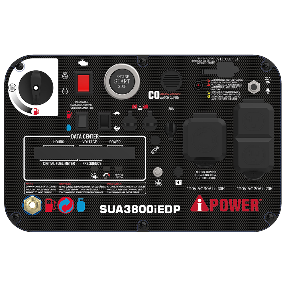 SUA3800iEDP Dual Fuel Inverter Generator