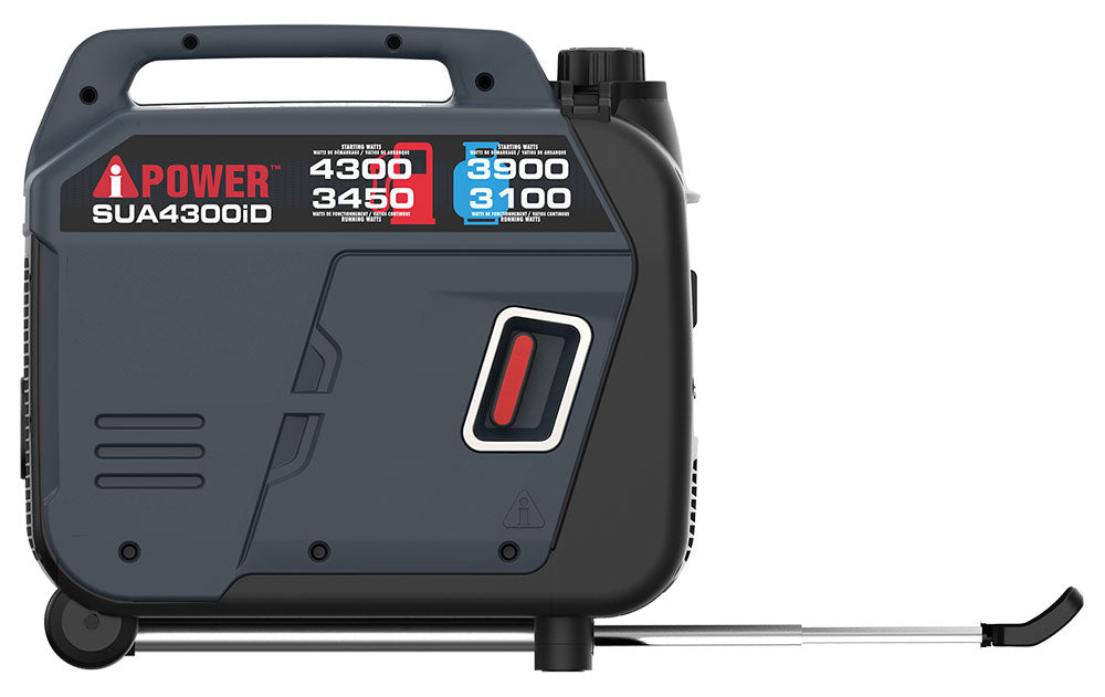 4300W Dual Fuel Portable Inverter Generator With CO Alert & & Llluminated