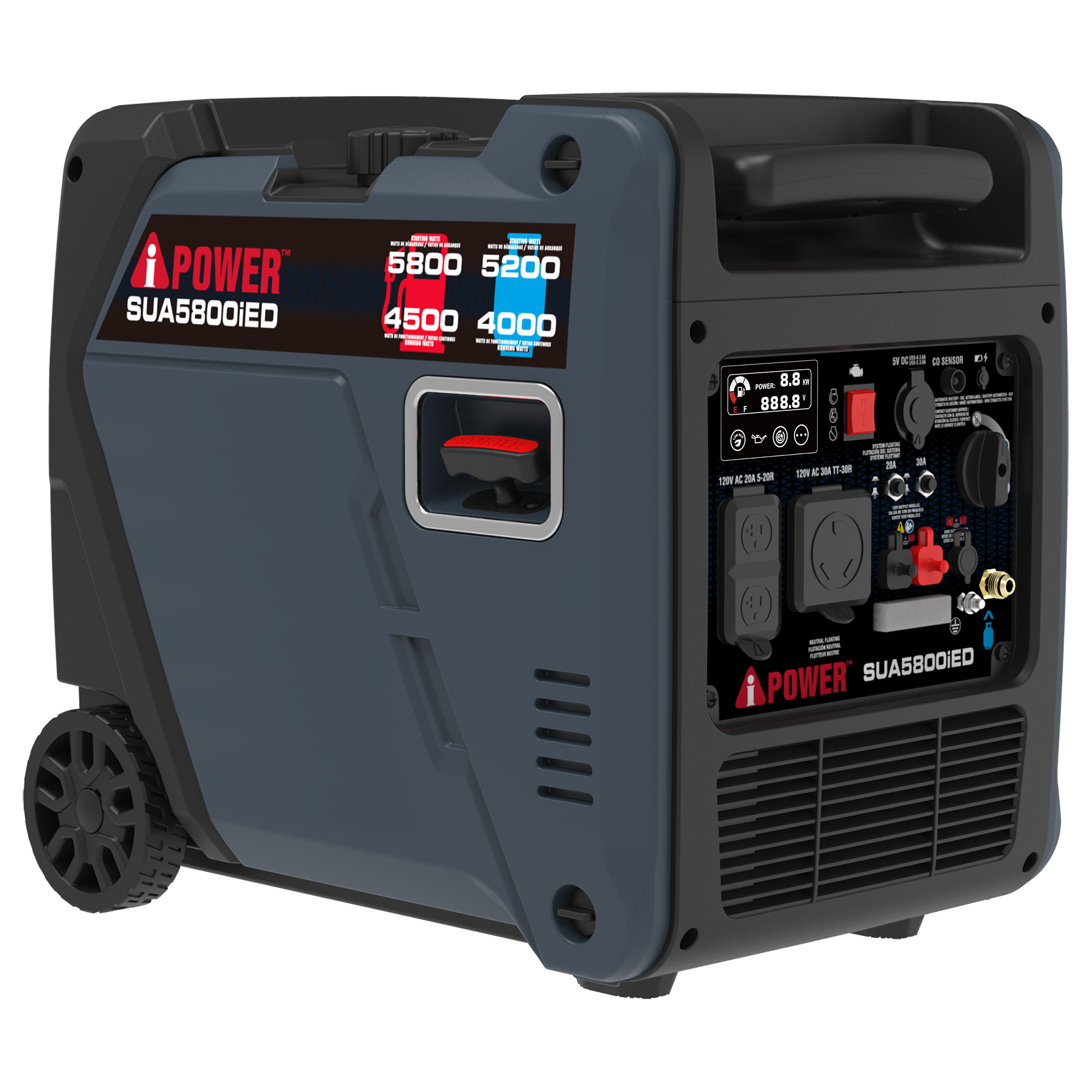 SUA5800iED Dual Fuel Inverter Generator