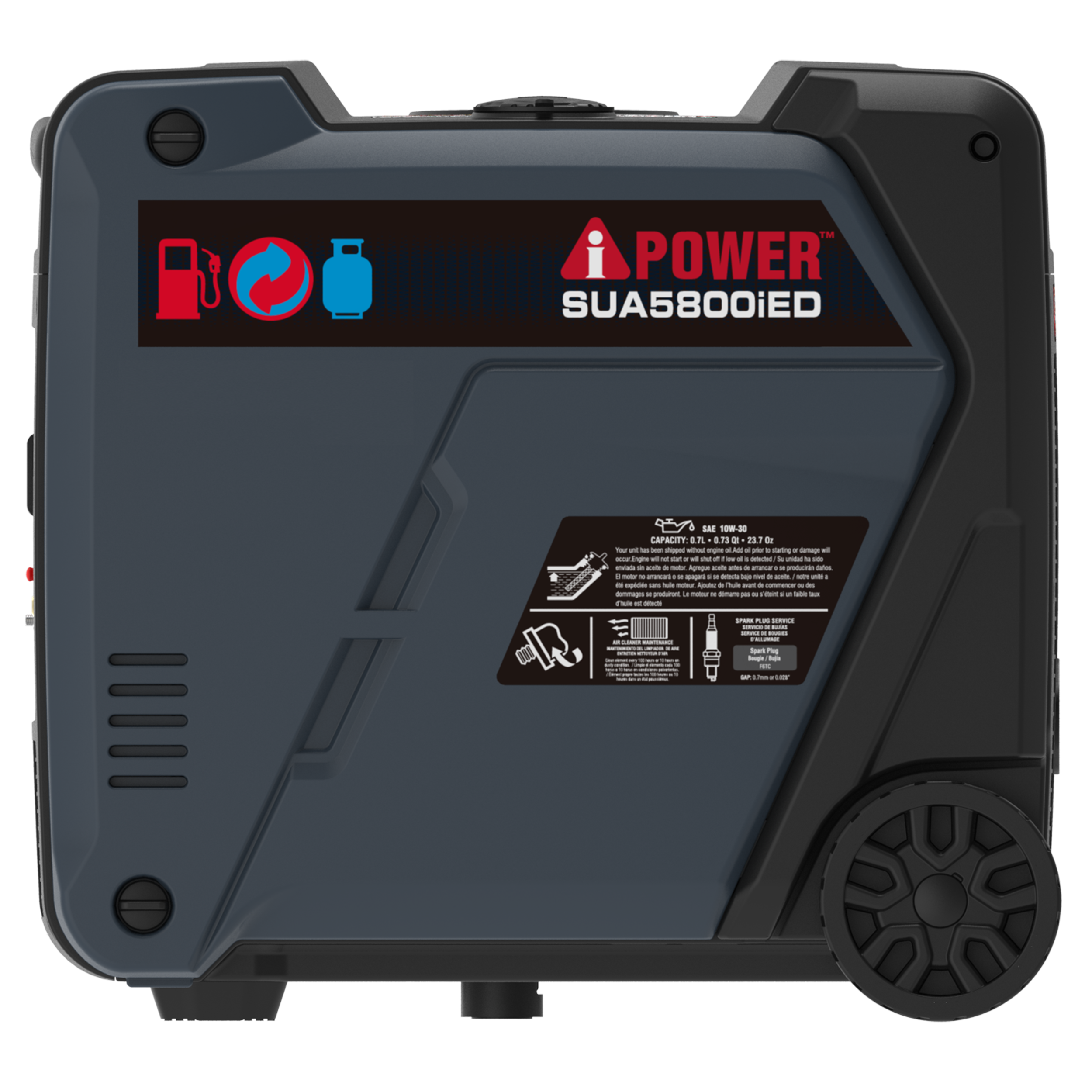 SUA5800iED Dual Fuel Inverter Generator