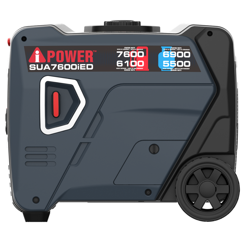 7600W Dual Fuel Portable Inverter Generator,Electric Start with CO Sentry