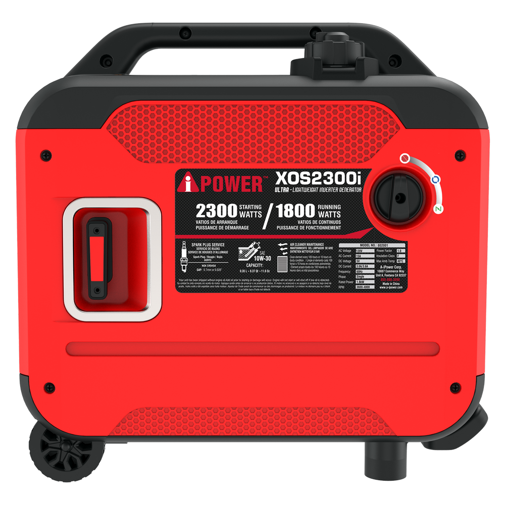 XOS2300i Ultra Lightweight Inverter Generator(Refurbished) with CO alarm and LED light