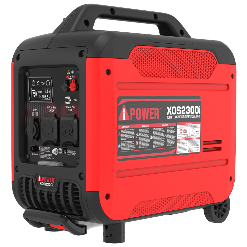 XOS2300i Ultra Lightweight Inverter Generator(Refurbished) with CO alarm and LED light