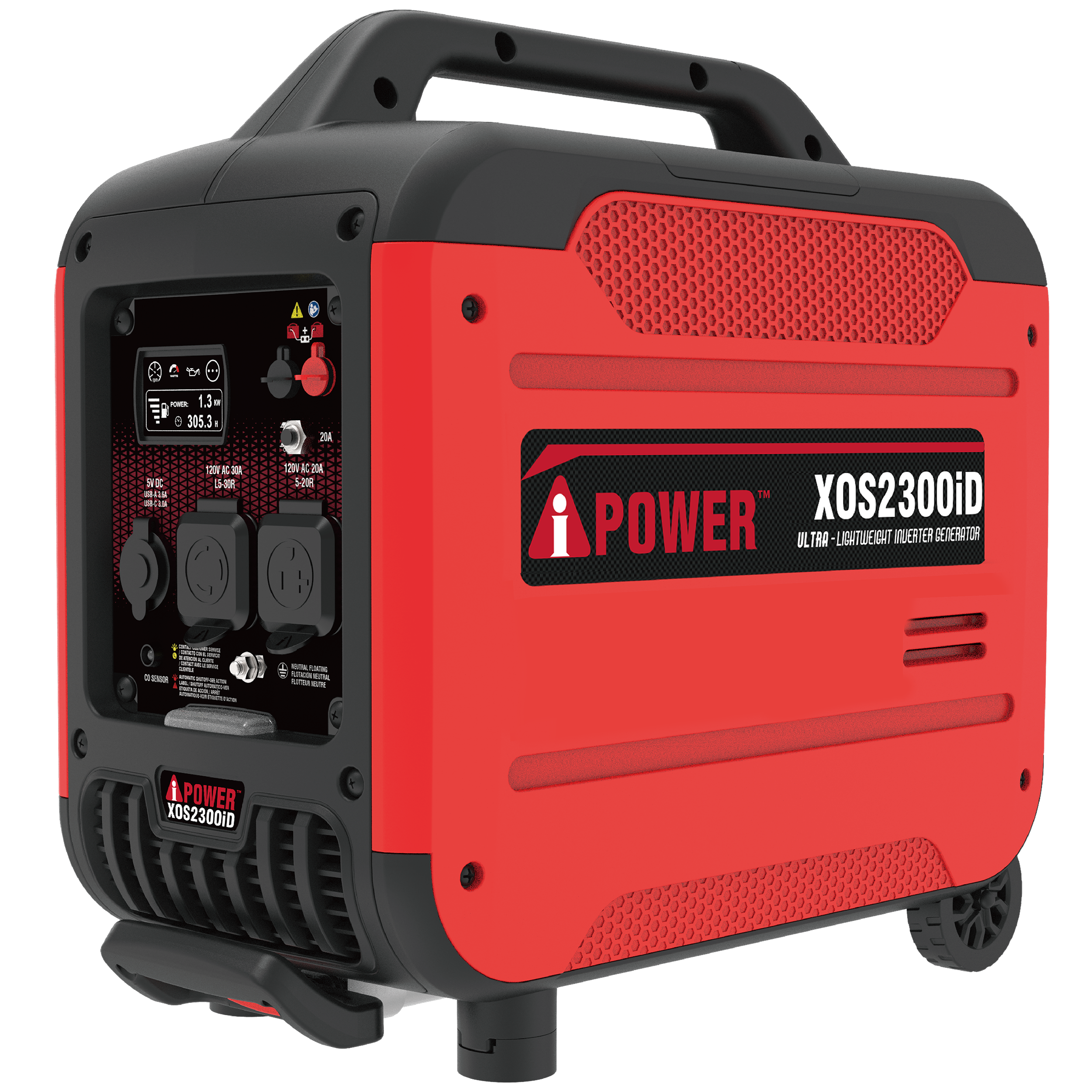 XOS2300iD Inverter Dual Fuel Generator