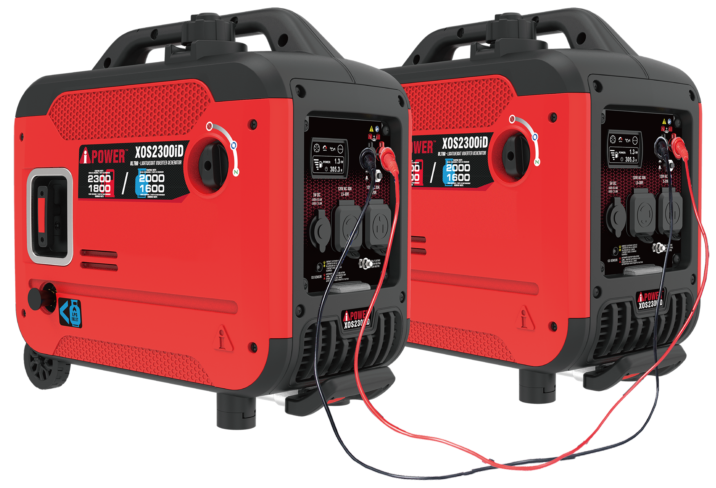 XOS2300iD Inverter Dual Fuel Generator