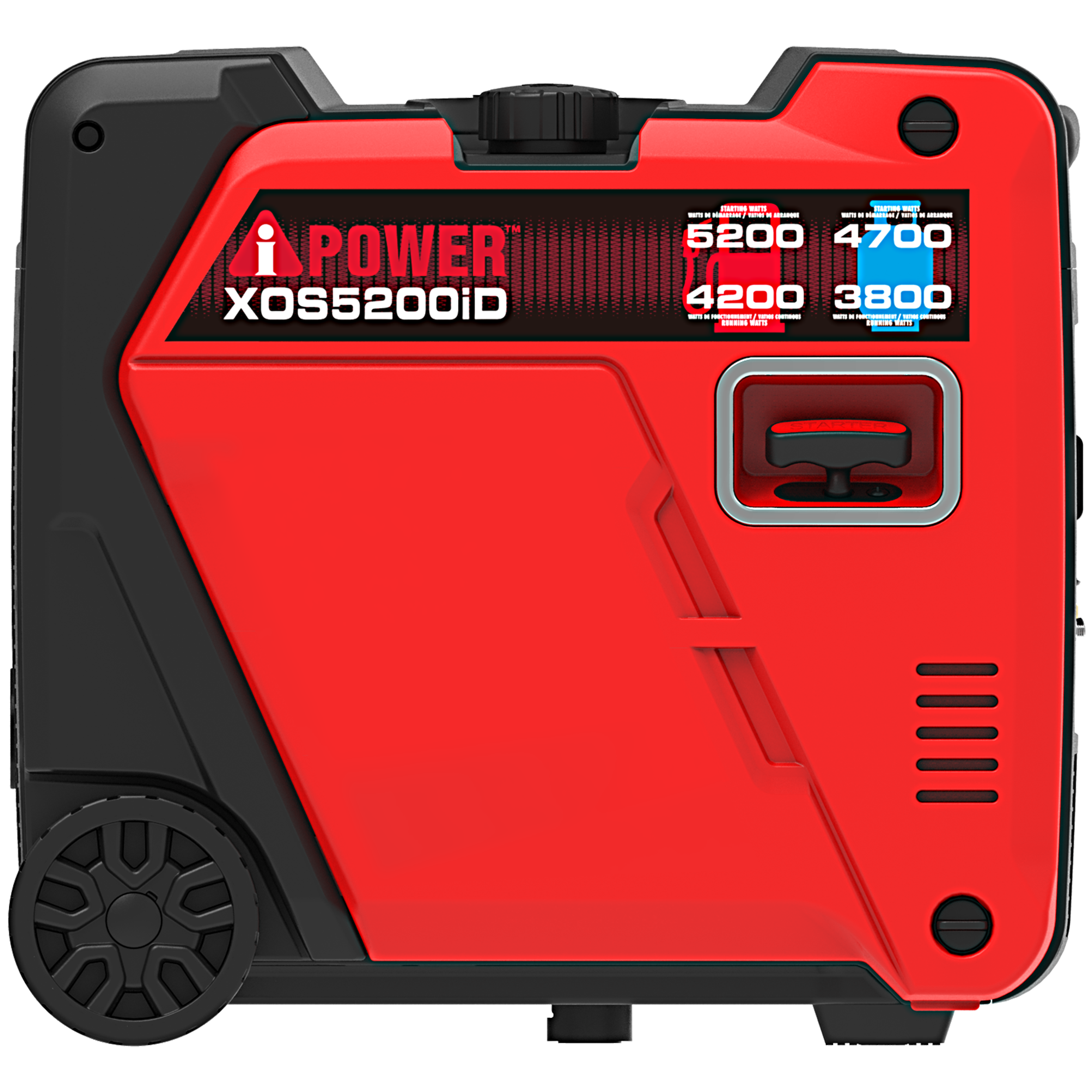 XOS5200iD 5200-Watt Dual Fuel Inverter Generator