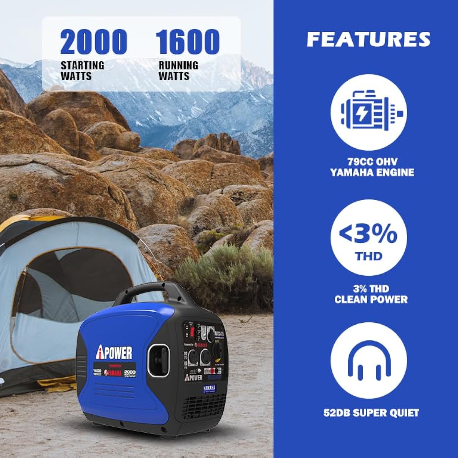 SC2000i - 2000 Watt Inverter Generator