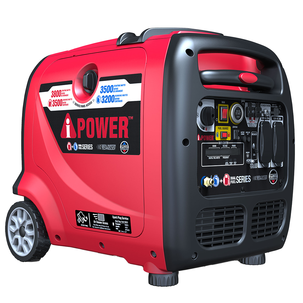 SUA3800iED - 3800 Watt Dual Fuel Inverter Generator