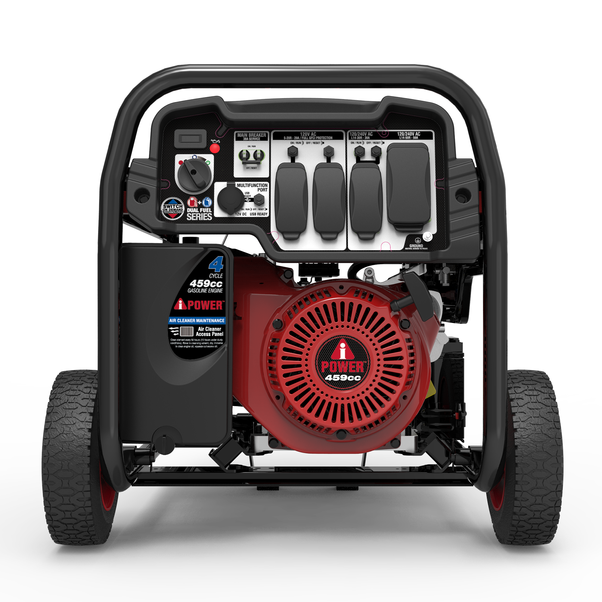 SUA12000ED - 12000 Watt Dual Fuel Portable Generator