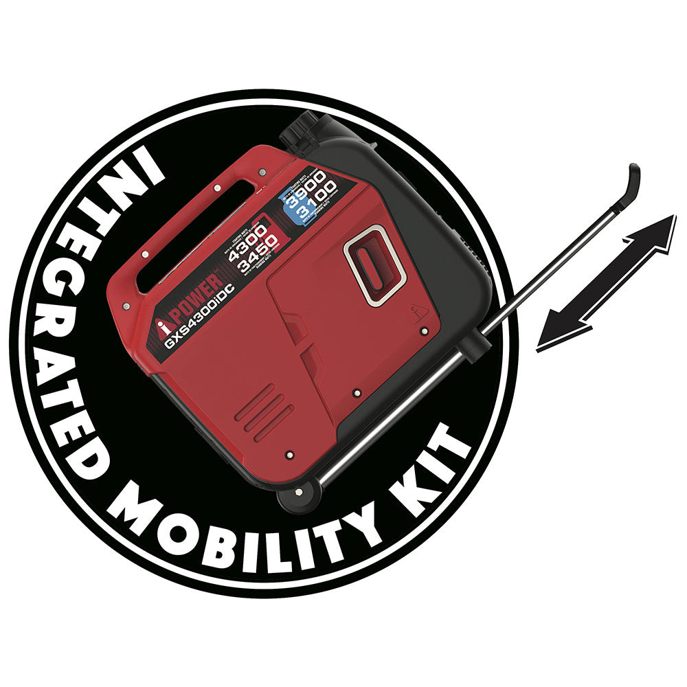 GXS4300iDC - Dual Fuel Inverter Generator