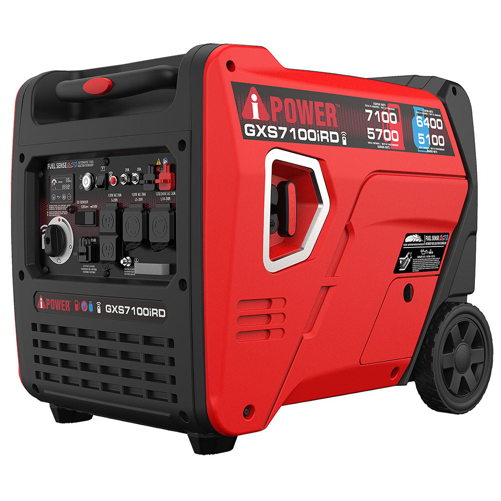 GXS7100iRD - 7100 Watt Dual Fuel With Remote Start Inverter Generator
