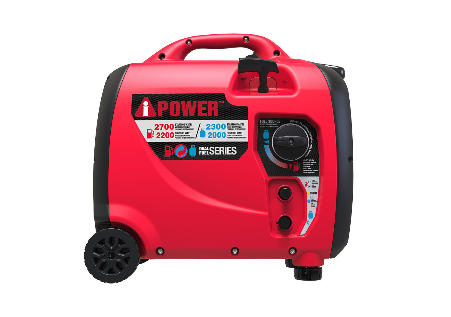 SUA2700iD - 2700 Watt<br> Dual Fuel Inverter Generator